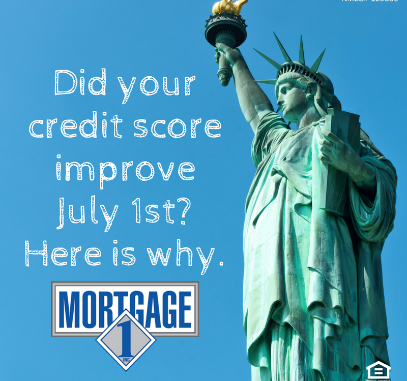 4Did your credit score improve July 1st?